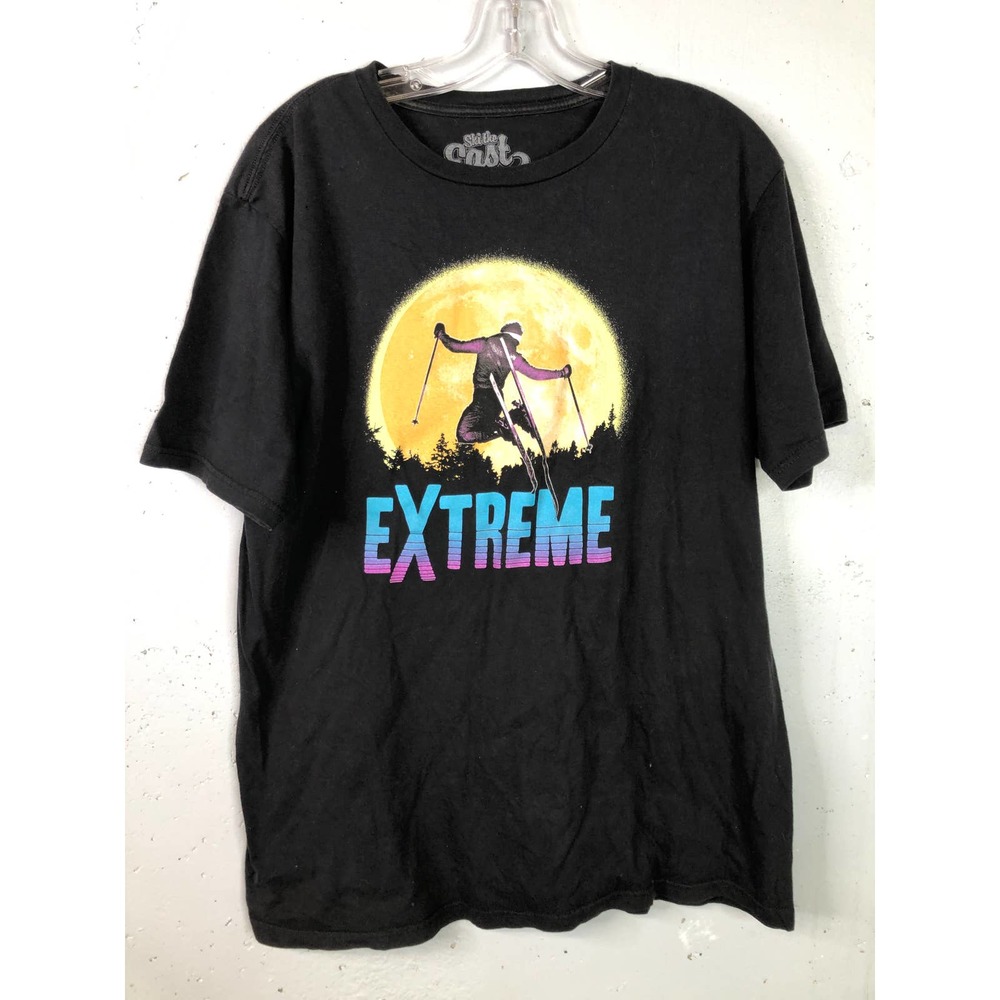 Mens Ski the East, Extreme Skiing Tshirt, Sz L‎